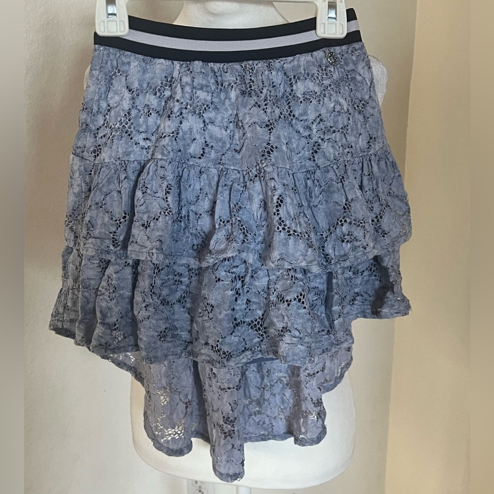 Mayoral High/Low lace skirt EUC